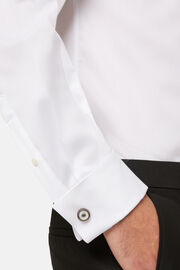 White Regular Fit Cotton Shirt, White, hi-res