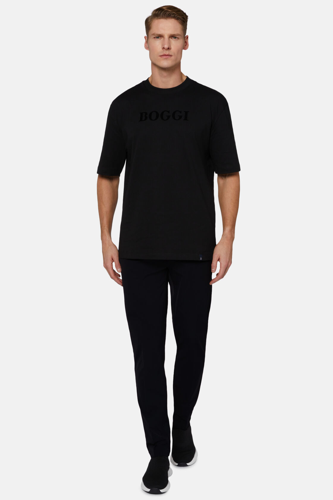 Βαμβακερό μπλουζάκι, Black, hi-res