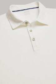 Polo in jersey di cotone regular fit, Bianco, hi-res