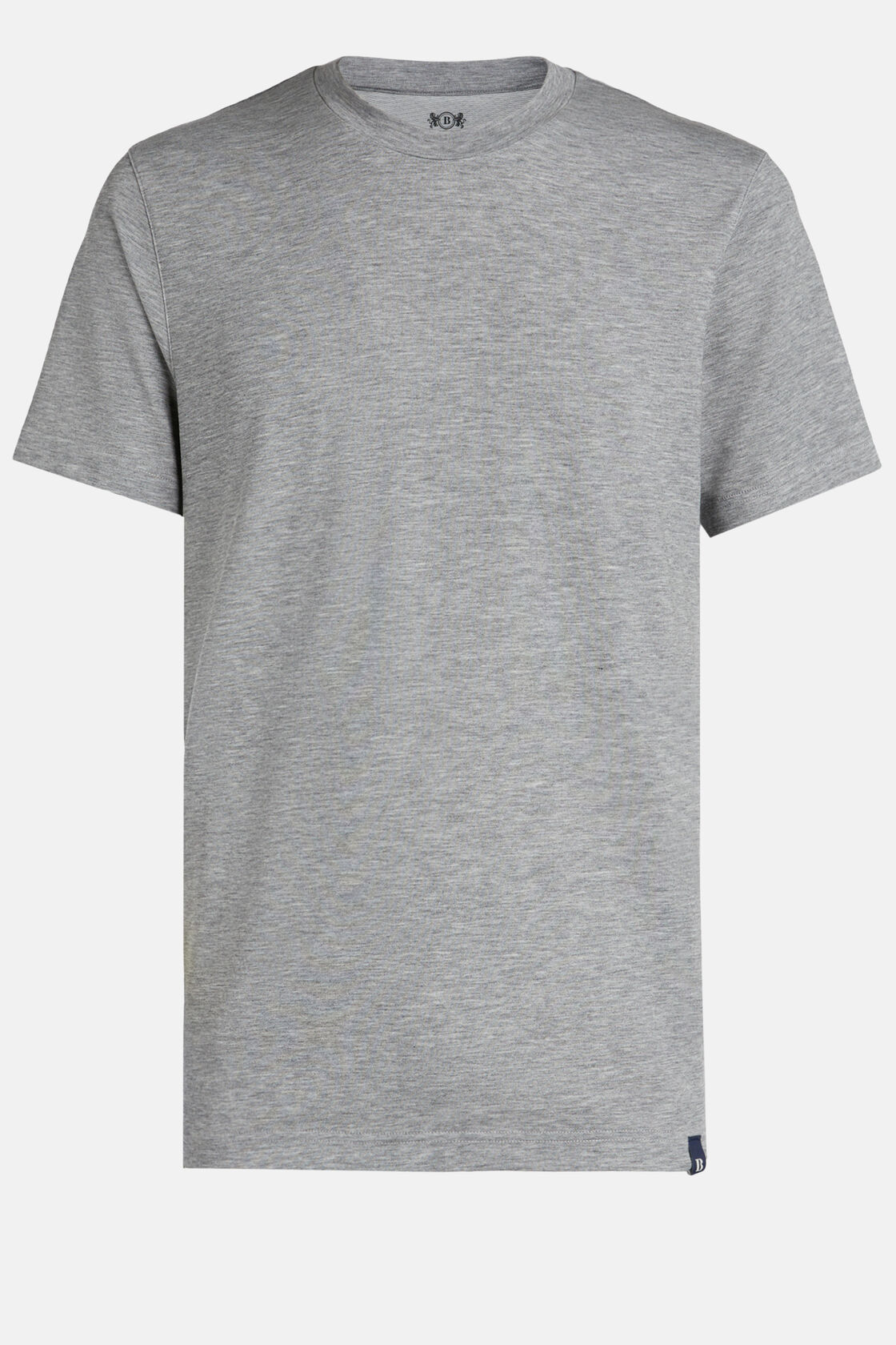 T-Shirt aus Baumwolle Nylon Tencel, Grau, hi-res