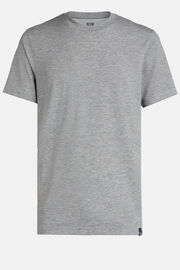 T-Shirt aus Baumwolle Nylon Tencel, Grau, hi-res
