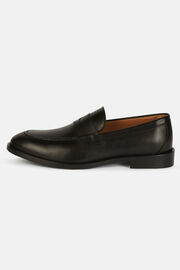 Loafer In Buffered Leather, Black, hi-res