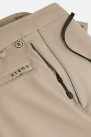 Pantalon en nylon extensible recyclé b tech, Beige, hi-res
