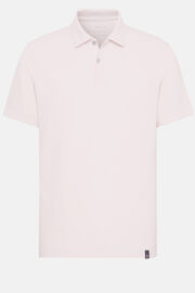 Spring High-Performance Piqué Polo Shirt, Pink, hi-res