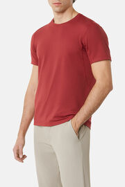 T-Shirt Aus Hochwertigem Und Nachhaltigem Pikee, Rot, hi-res