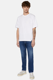 Κοντομάνικο μπλουζάκι από ζέρσεϊ υψηλών επιδόσεων, White, hi-res