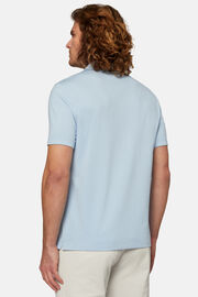 Wiosenna koszulka polo z wytrzymałej piki, Light Blue, hi-res