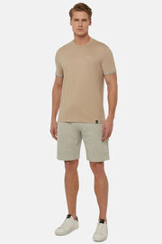 T-Shirt in Sustainable High-Performance Jersey, Beige, hi-res
