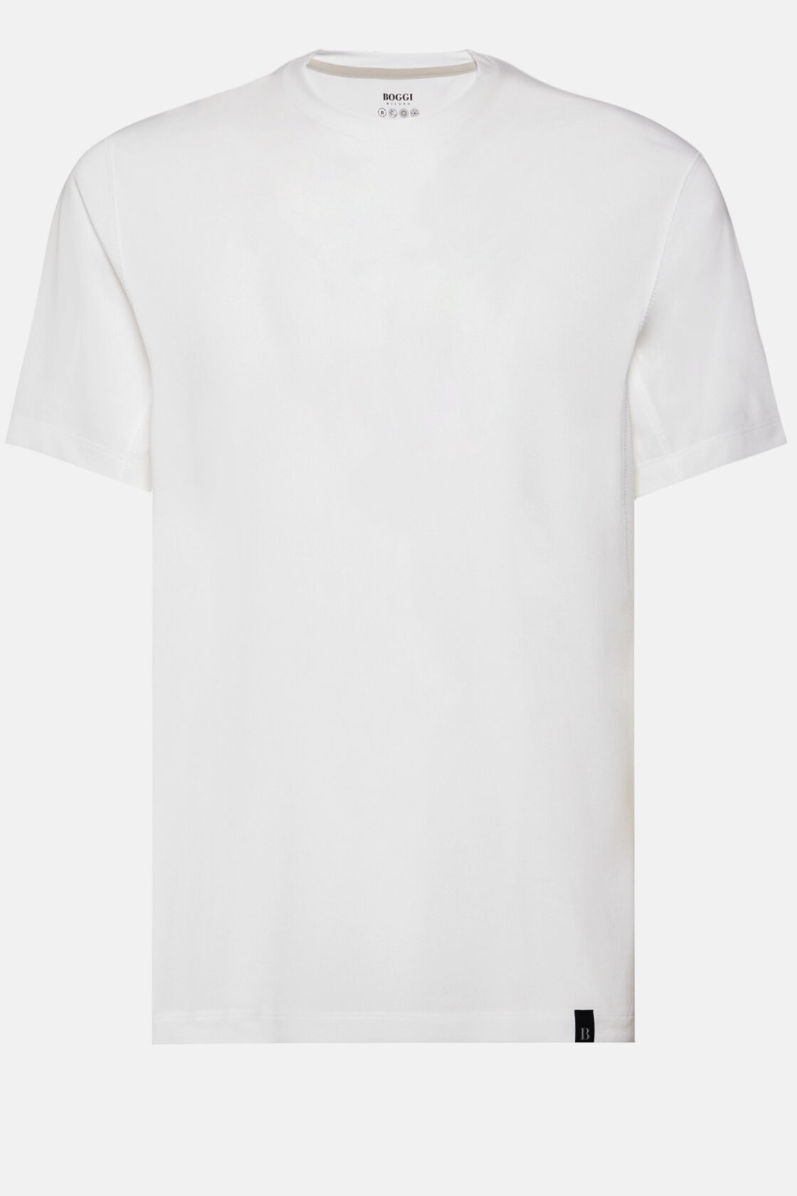 T-Shirt in Sustainable Performance Pique, White, hi-res