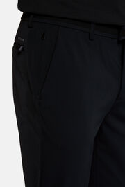 Pantaloni In Nylon Elasticizzato B Tech, Nero, hi-res