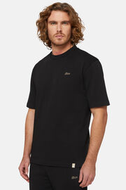 Camiseta De Mezcla Algodón Orgánico, Negro, hi-res