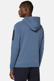 Sweatshirt Mit Kapuze Aus Recyceltem Light Scuba, Air-blau, hi-res