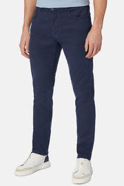 Jeans Aus Baumwoll-Tencel-Stretch, Navy blau, hi-res