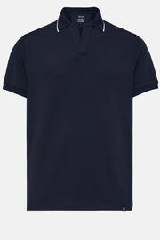 Koszulka polo z wytrzymałej piki, Navy blue, hi-res
