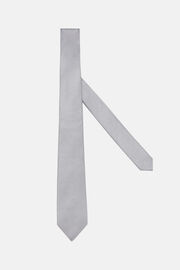 Silk Ceremonial Tie, Grey - Natural, hi-res