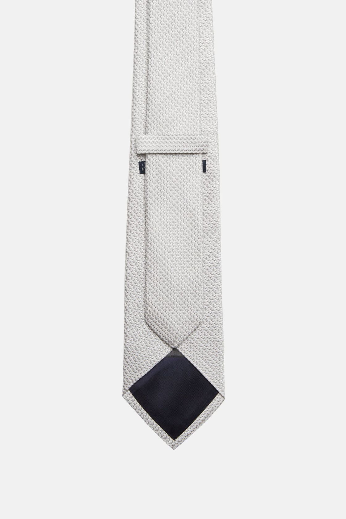 Jedwabny odświętny krawat, Silver, hi-res
