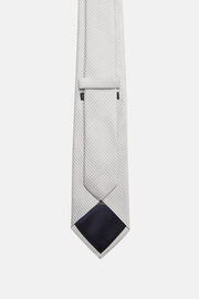 Jedwabny odświętny krawat, Silver, hi-res