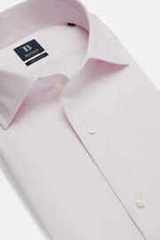 Regular Fit Pink Cotton Dobby Shirt, , hi-res