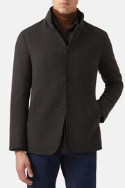 Caban in Stretch Wool, , hi-res