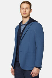 Air Force Blue Cotton B Jersey Jacket, Air-blue, hi-res