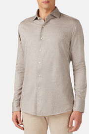 Regular Fit Cotton Jersey Polo Shirt, Beige, hi-res