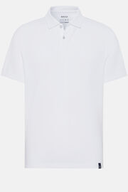 Tavaszi piké pólóing nagy teljesítményű anyagból, White, hi-res