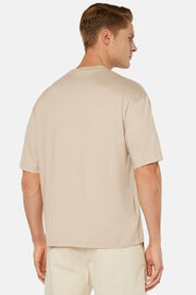 Κοντομάνικο μπλουζάκι από ζέρσεϊ υψηλών επιδόσεων, Beige, hi-res