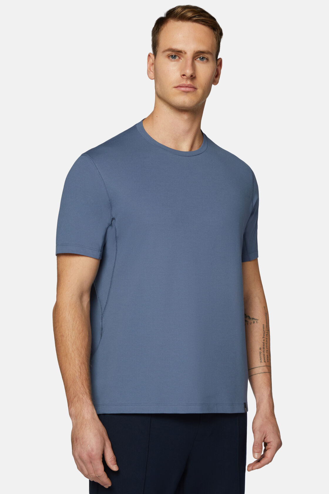T-Shirt Aus Hochwertigem Und Nachhaltigem Pikee, Air-blau, hi-res