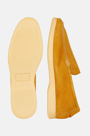 Velúrbőr papucscipő, Yellow, hi-res