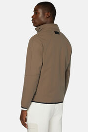 B Tech Recycled Technical Fabric Jacket, Taupe, hi-res