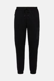 Trousers In Lightweight Recycled Scuba, Black, hi-res
