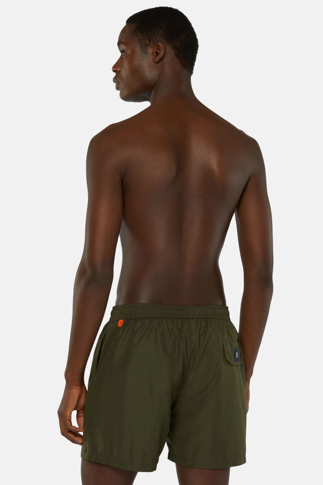 Plain Swimsuit, Military Green, hi-res