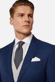 Royal Blue Suit In Pure Wool, Royal blue, hi-res