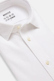 Koszula polo z wydajnej piki, fason klasyczny, White, hi-res