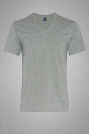 Stretch Cotton Jersey T-shirt, Grey, hi-res