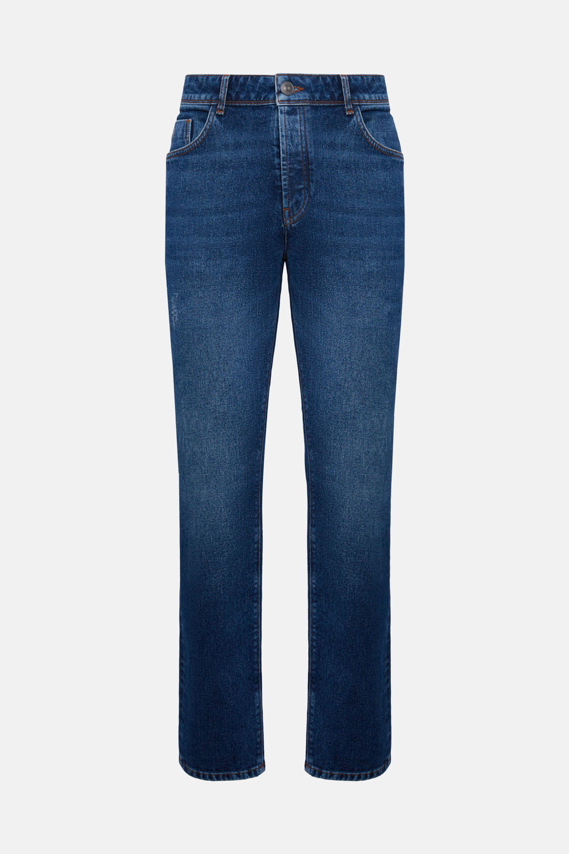 Donkerblauwe stretch denim jeans, Dark Blue, hi-res