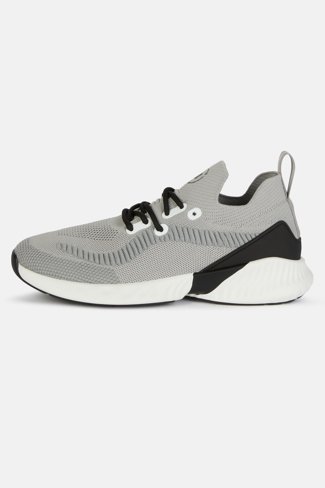 Γκρι αθλητικά παπούτσια από ανακυκλωμένο νήμα, Grey, hi-res