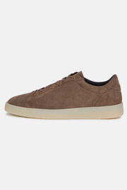 Taupe Suede Trainers, Taupe, hi-res