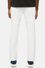 Stretch Cotton Jeans, White, hi-res