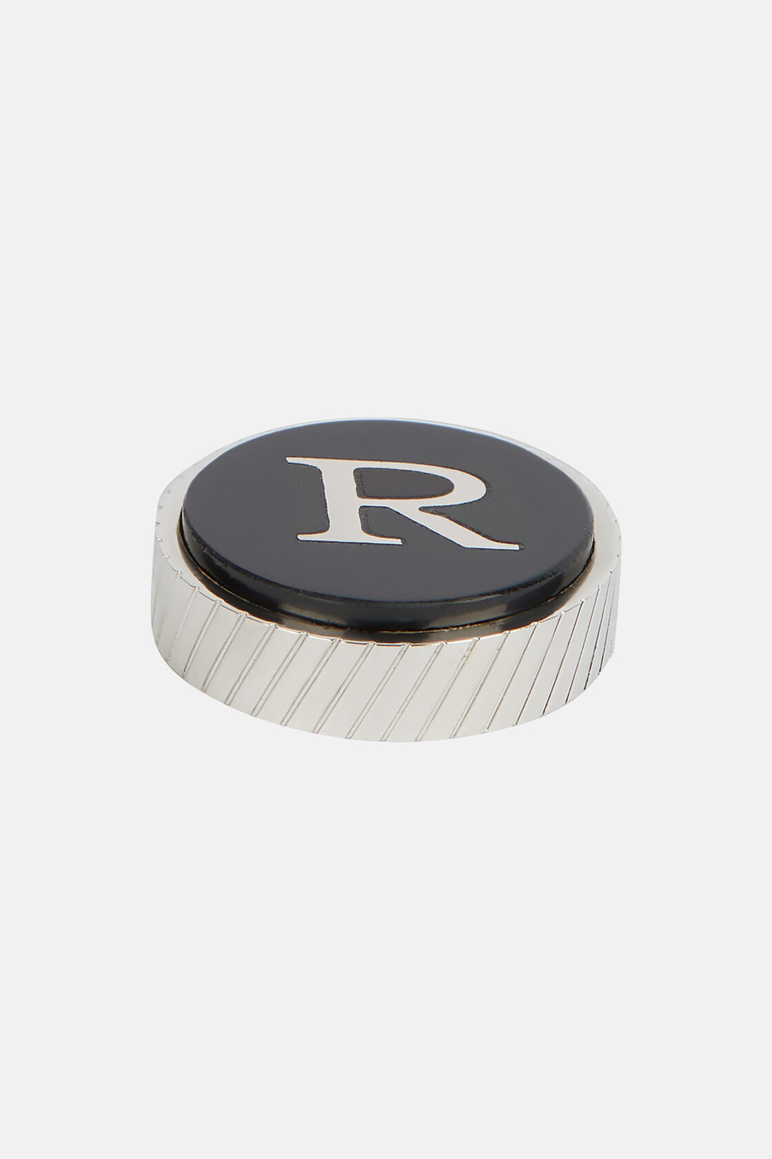 Circular letter r for cufflinks, , hi-res