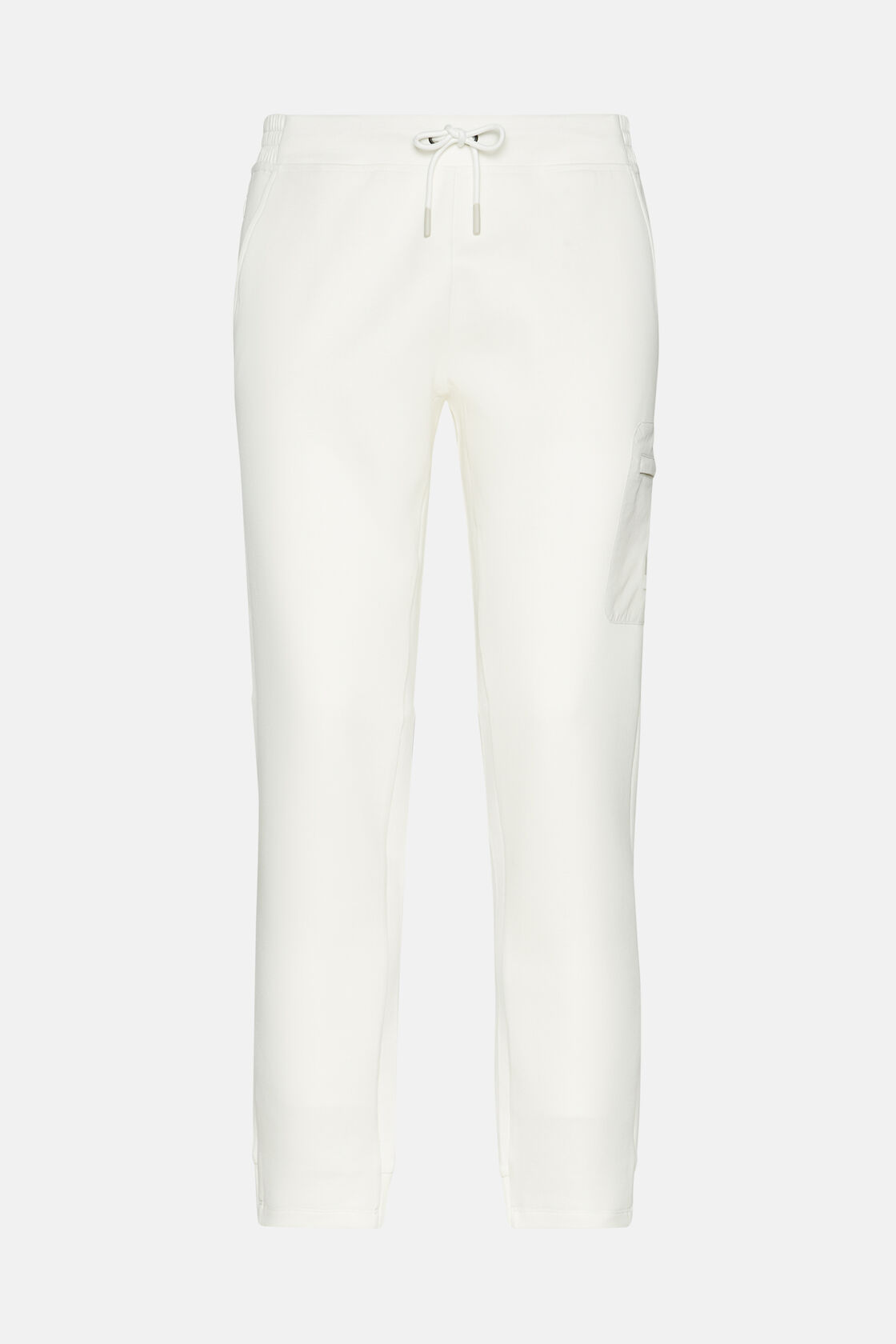 Trousers In Lightweight Recycled Scuba, White, hi-res