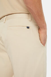 Stretch Cotton Trousers, Sand, hi-res