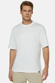 T-Shirt in Sustainable Performance Jersey, White, hi-res