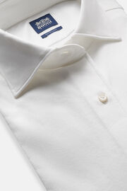 Polo Camicia In Jersey Di Cotone Regular Fit, Bianco, hi-res