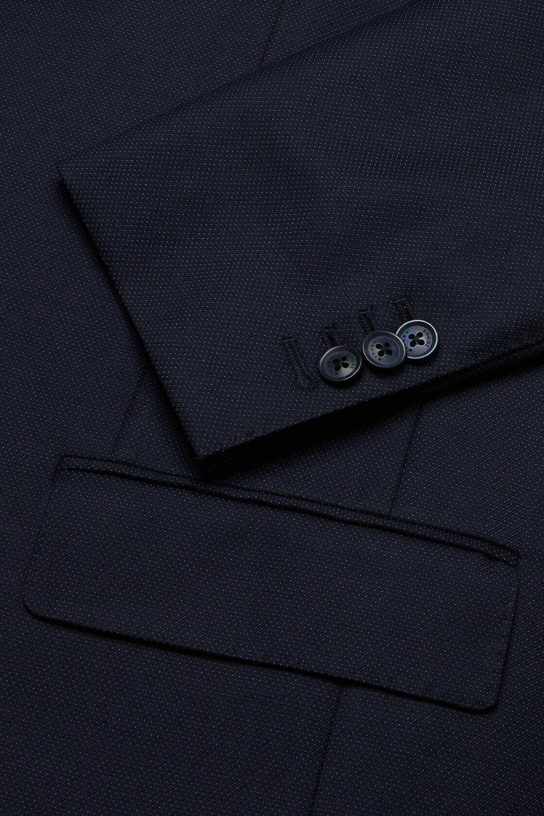 Navy Suit in Wool Pinstripe | Boggi