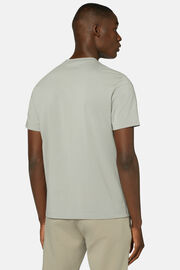 T-shirt En Coton Supima Extensible, Light grey, hi-res