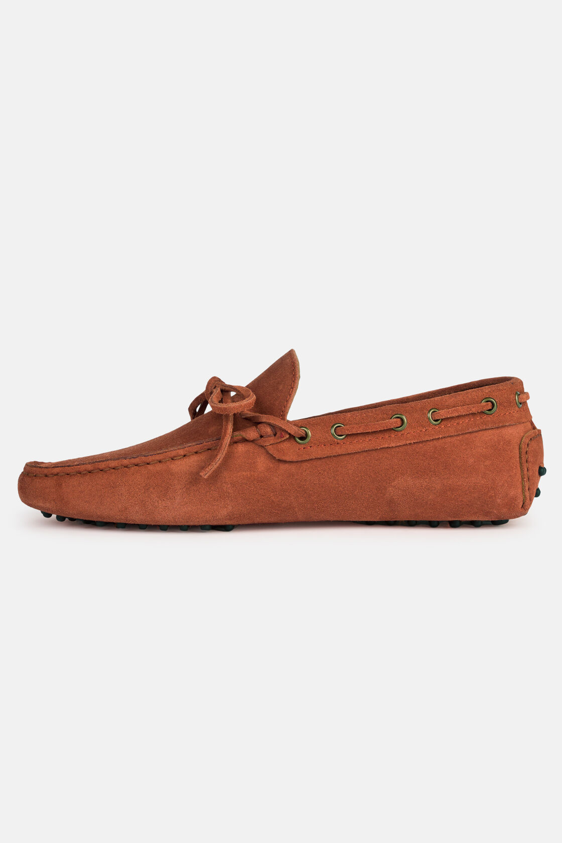 Suède loafers, Rot, hi-res