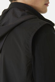 B Tech Stretch Recycled Nylon Waistcoat, Black, hi-res