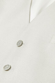 Light Grey Formal Wool Waistcoat, , hi-res