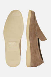 Aria Suede Loafers, Taupe, hi-res